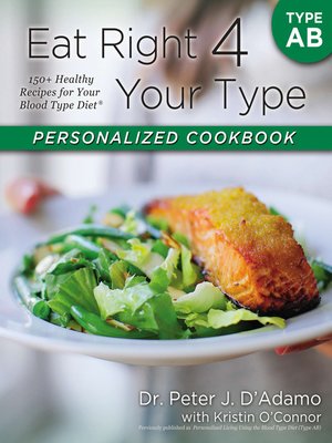 cover image of Eat Right 4 Your Type Personalized Cookbook Type AB